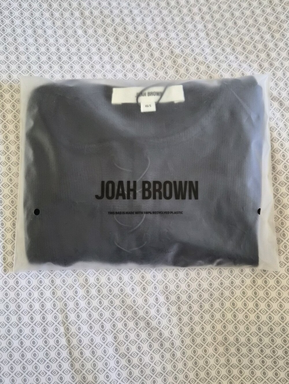 NWT JOAH BROWN LACE UP TANK - Black XS/S